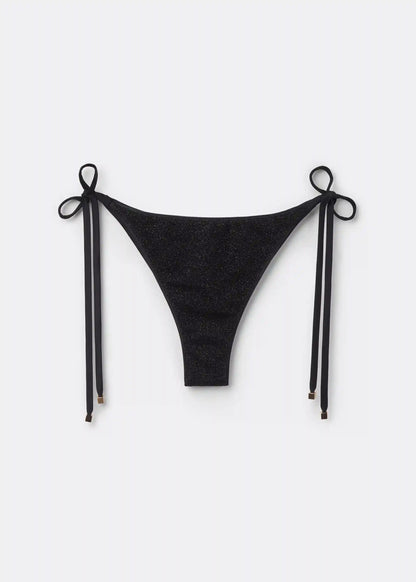 Tie Brazilian Swimsuit Bottoms Sparkling Dusk