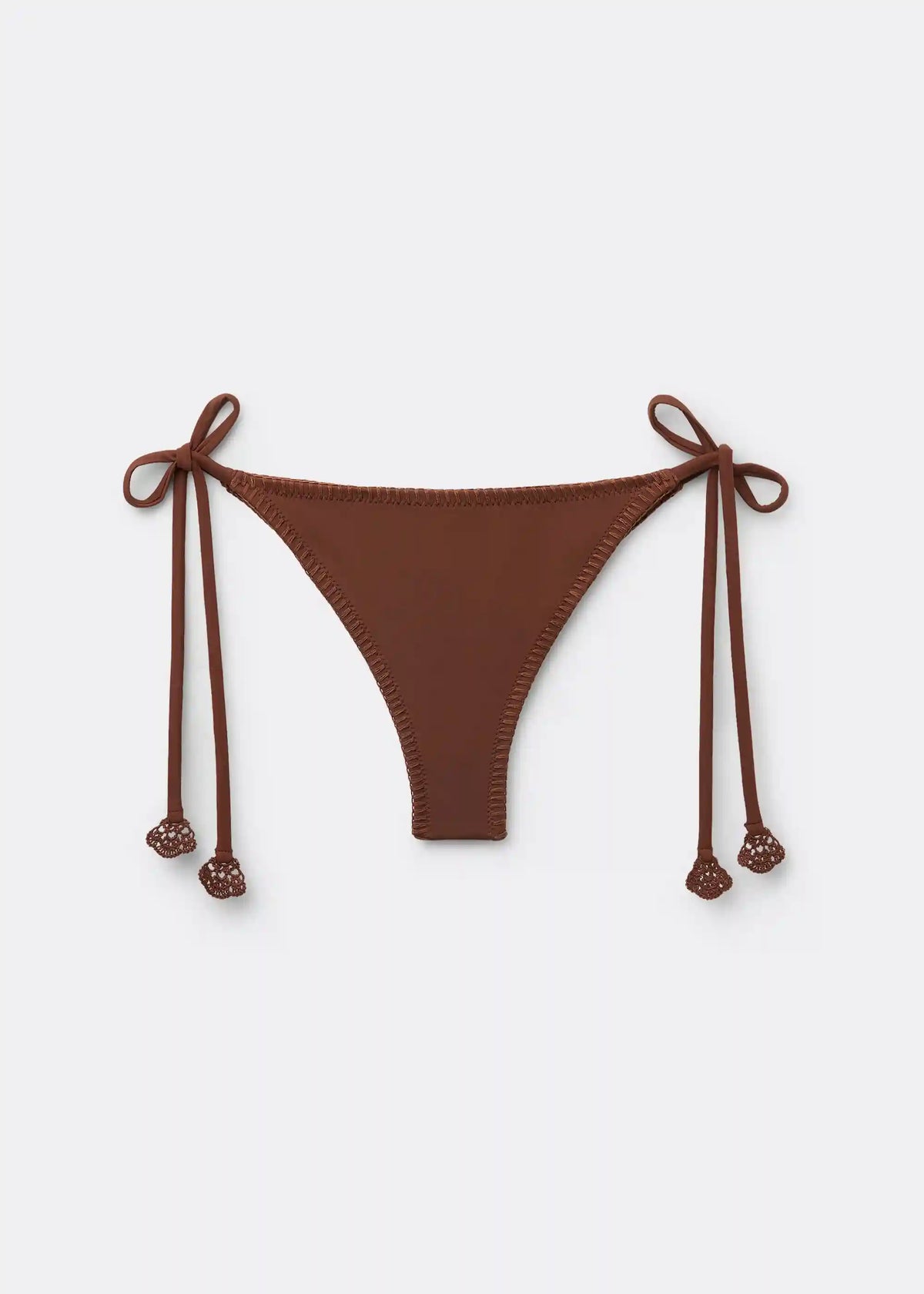 Brazilian Swimsuit Bottom Floral Crochet