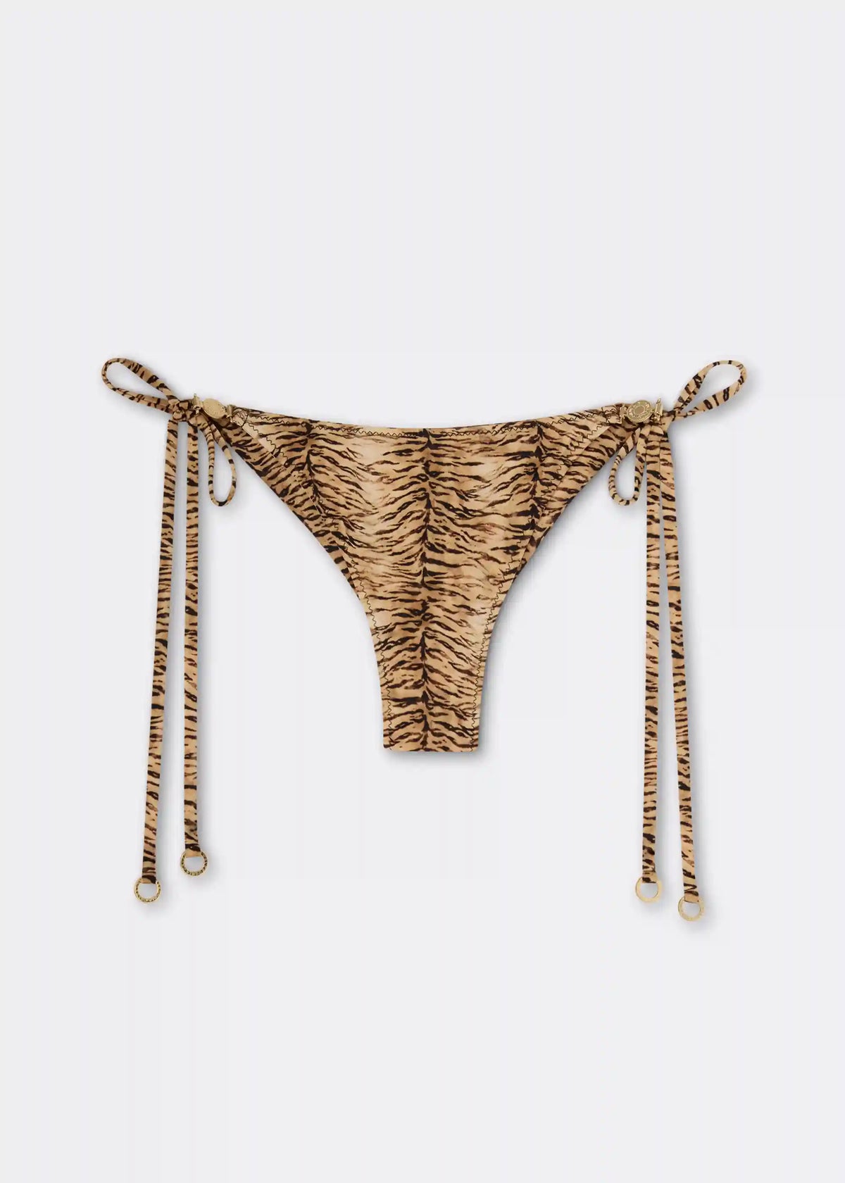 Minimal Fit String Brazilian Swimsuit Bottom Wild Tiger