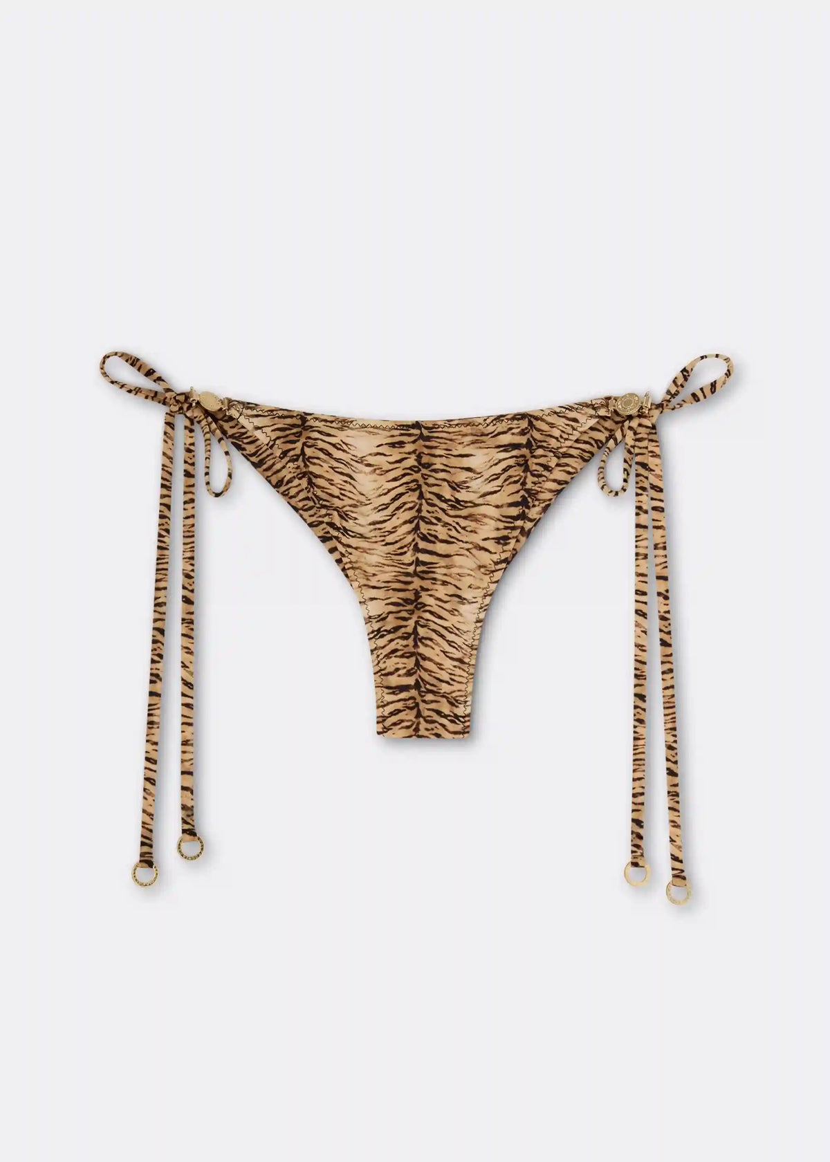 Minimal Fit String Brazilian Swimsuit Bottom Wild Tiger