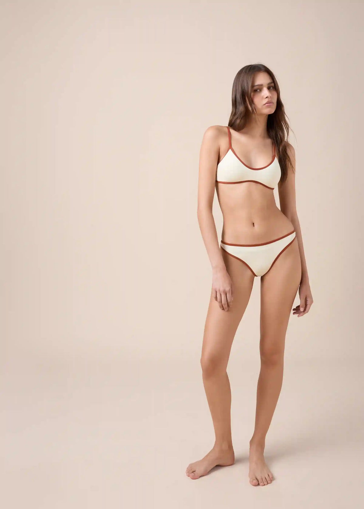 Swimsuit Bottom Bicolor Piping