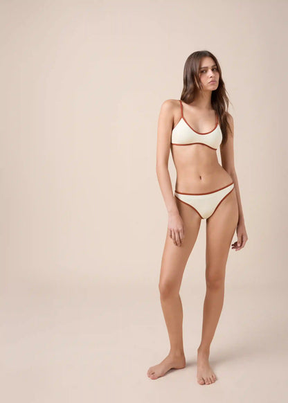 Swimsuit Bottom Bicolor Piping