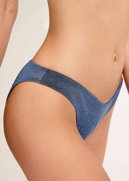 Side Tie Swimsuit Bottom Pearl Shine