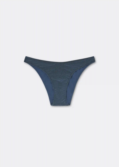 Side Tie Swimsuit Bottom Pearl Shine