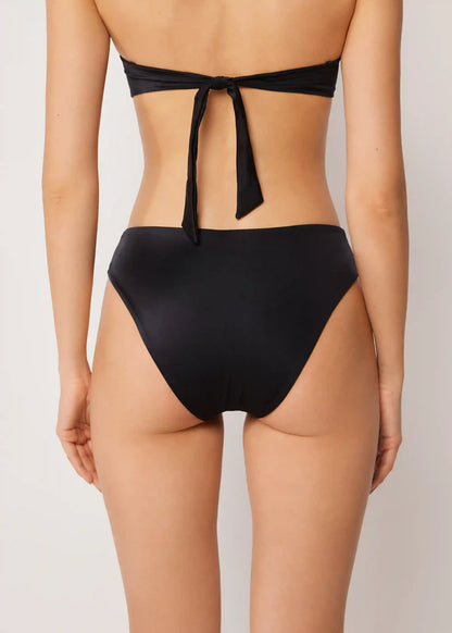 High-Rise Swimsuit Bottom Elegant Bicolor