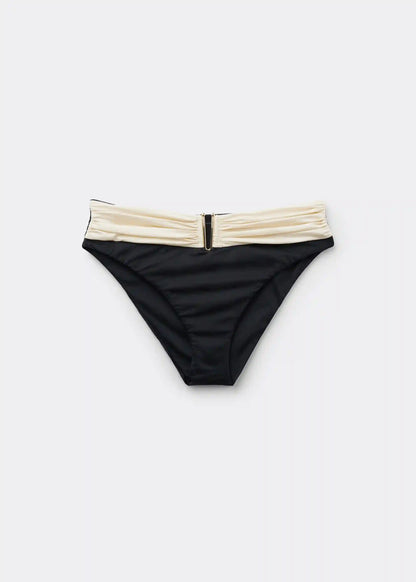 High-Rise Swimsuit Bottom Elegant Bicolor