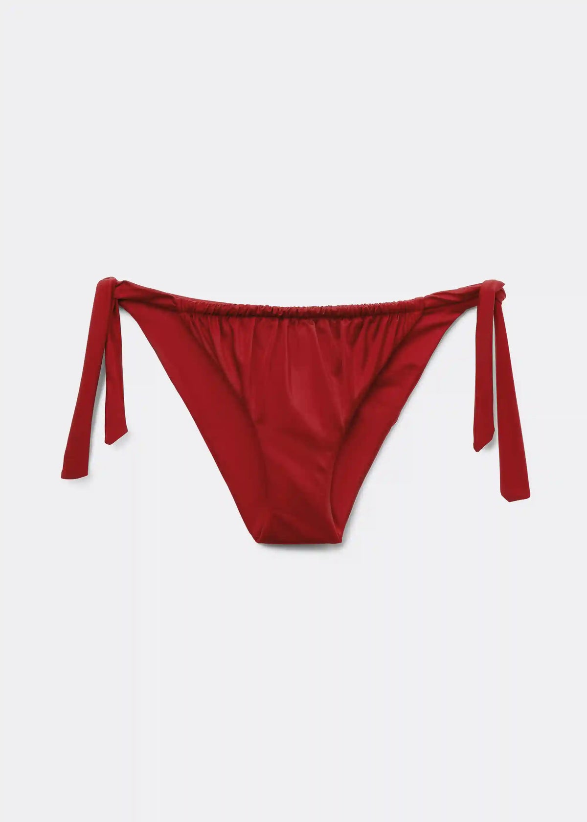Shiny Satin Bikini Briefs with Side Ties