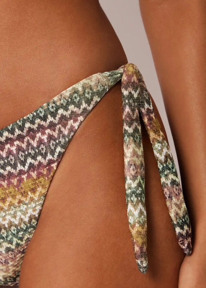 Tied Swimsuit Bottom Elegant Ethnic