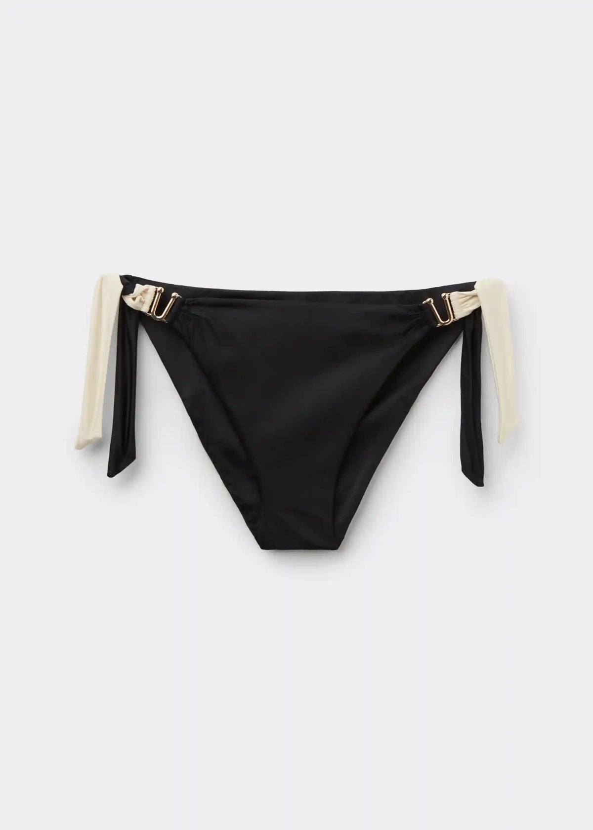 Tied Swimsuit Bottom Elegant Bicolor