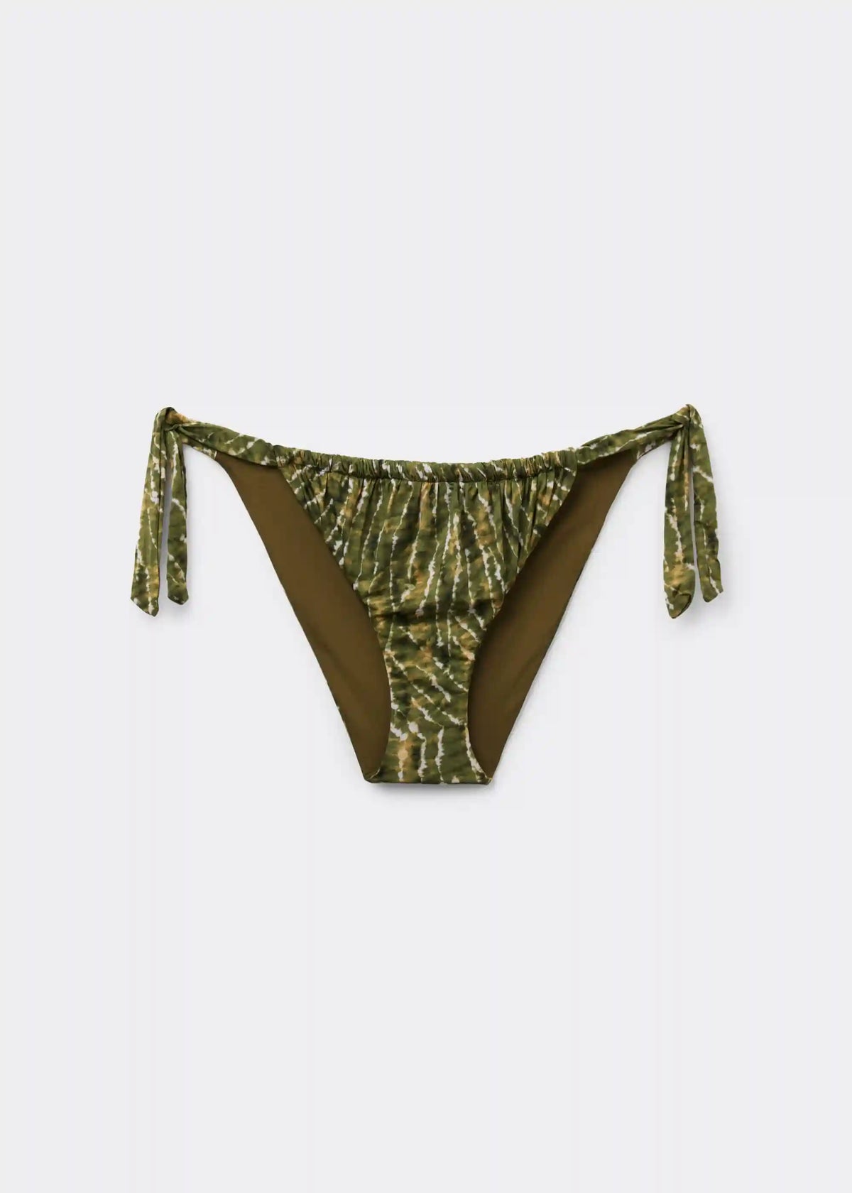 Tied Swimsuit Bottom Natural Tie-Dye