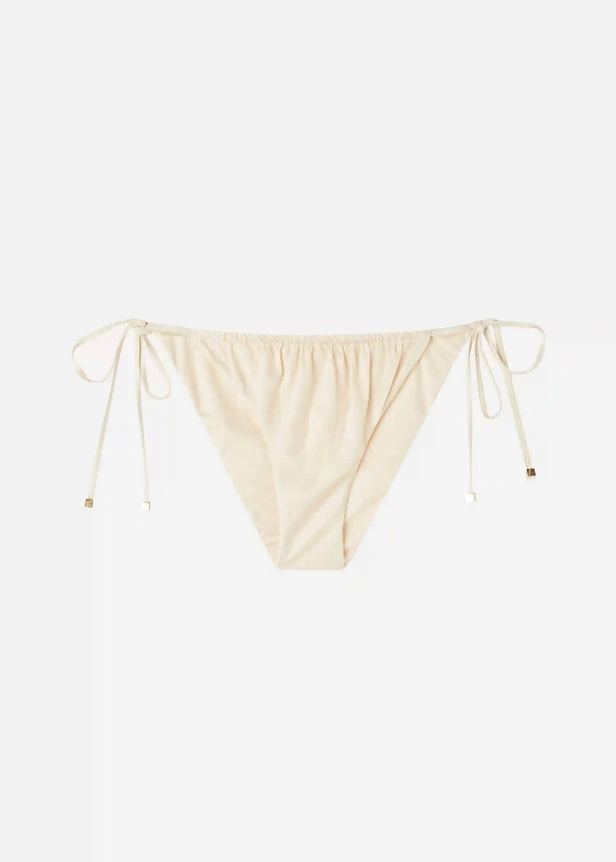 String Swimsuit Bottom Shiny Satin