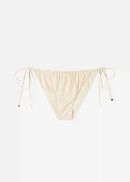 String Swimsuit Bottom Shiny Satin