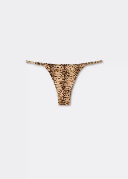 Minimal Fit Thong Swimsuit Bottom Wild Tiger