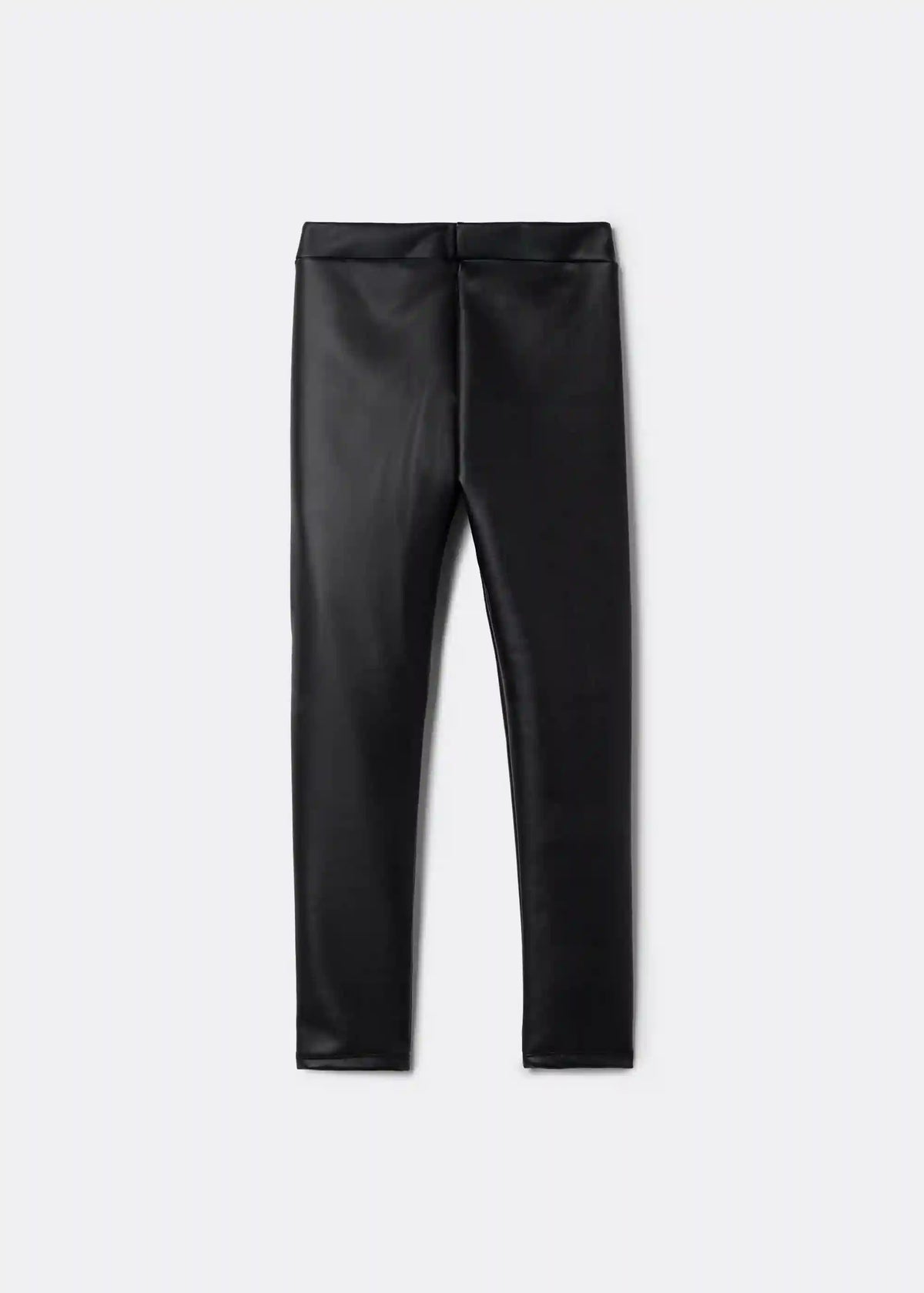 Girls’ Leather Effect Thermal Leggings
