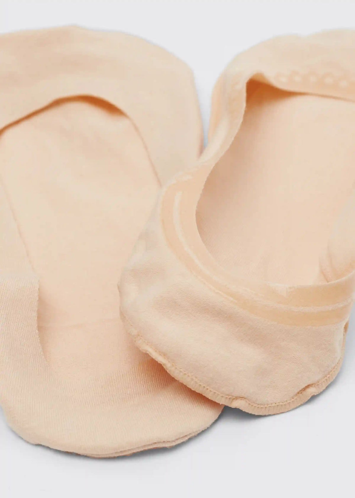 Women’s Cotton Invisible Socks with Silicone Edge