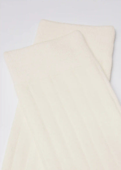 Ribbed Mid-Calf Socks