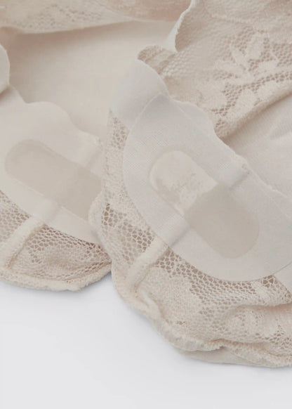 Lace No-Show Socks