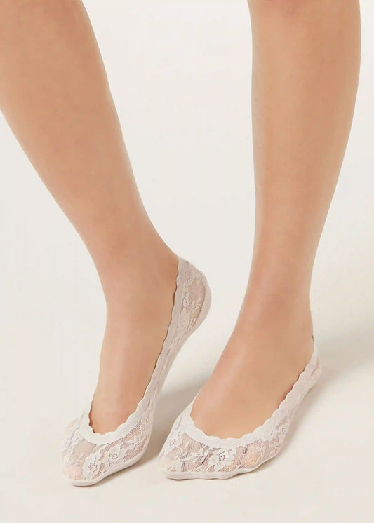 Lace No-Show Socks