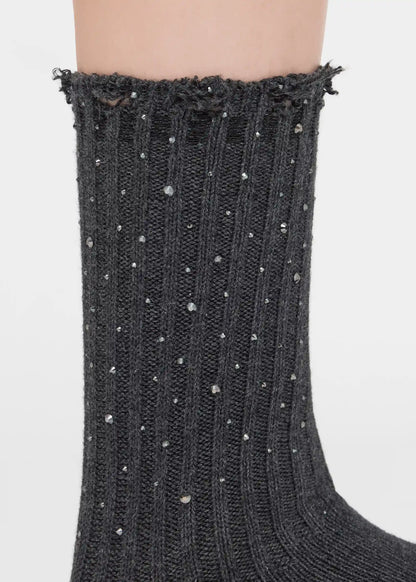 Rhinestone Socks