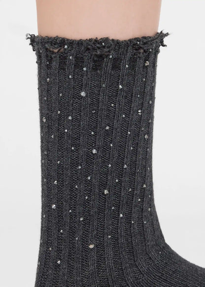 Rhinestone Socks