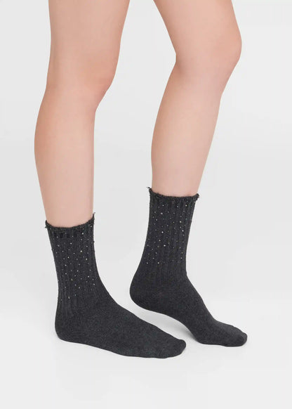 Rhinestone Socks