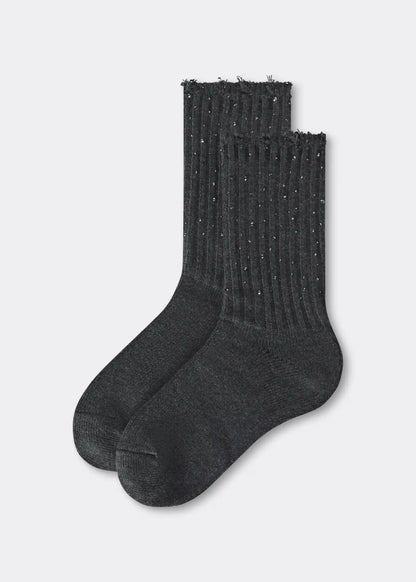 Rhinestone Socks