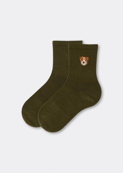 Dog Motif Socks
