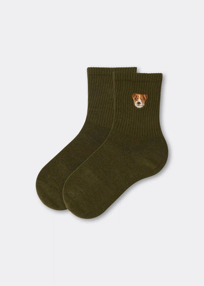 Dog Motif Socks