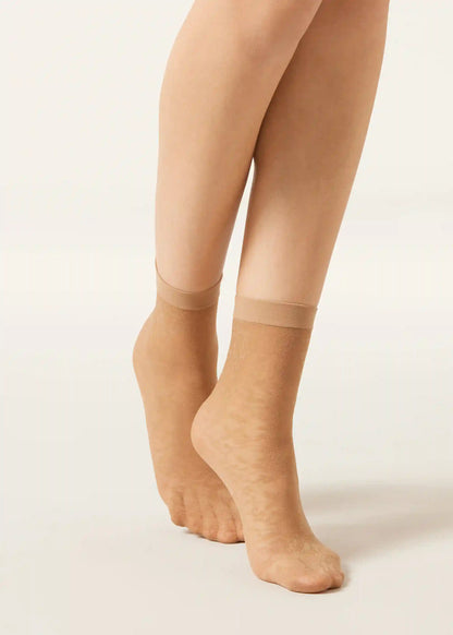 Floral Motif Socks