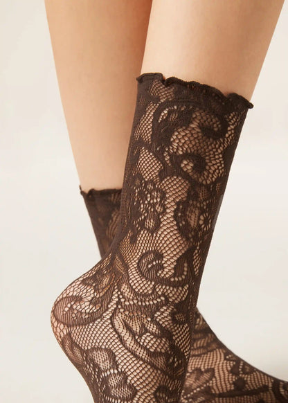 Floral Lace Socks