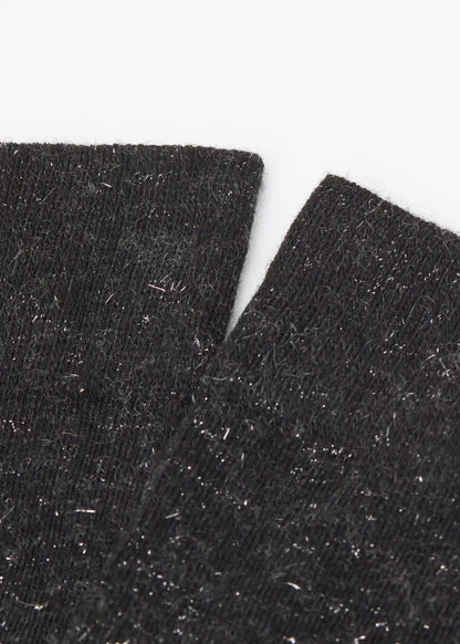 Glitter Long Socks with Cashmere