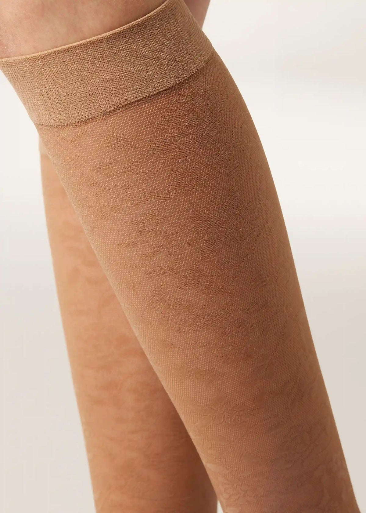 Lace Knee-High Socks