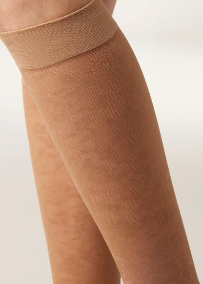 Lace Knee-High Socks