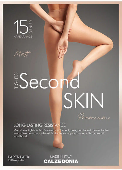 Sheer Matte 15 Denier Second Skin Tights