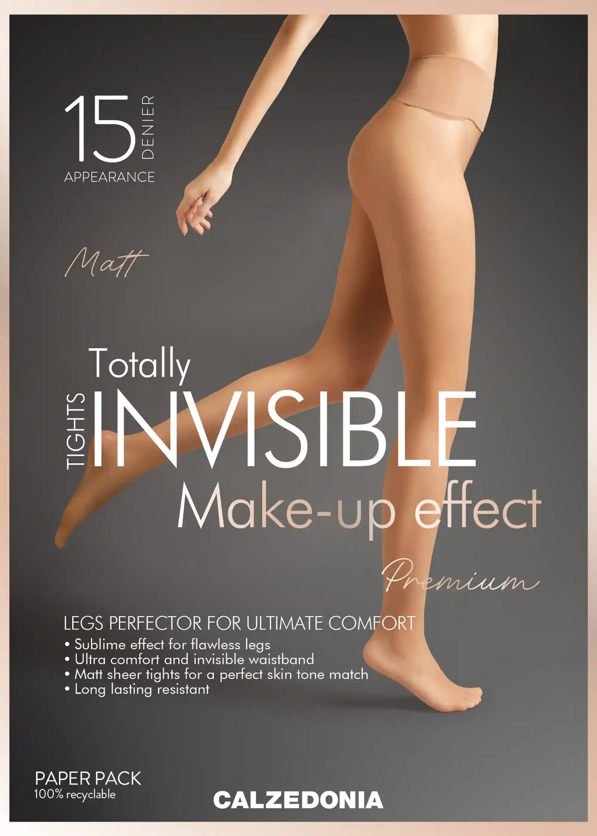 Sheer Matte Invisible Make Up Effect 15 Denier Tights