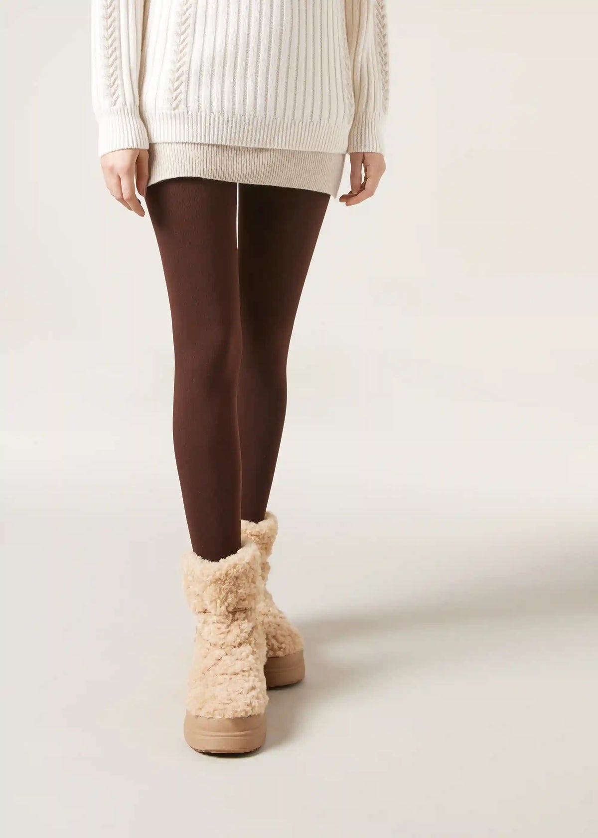 Opaque Matte Thermal Tights