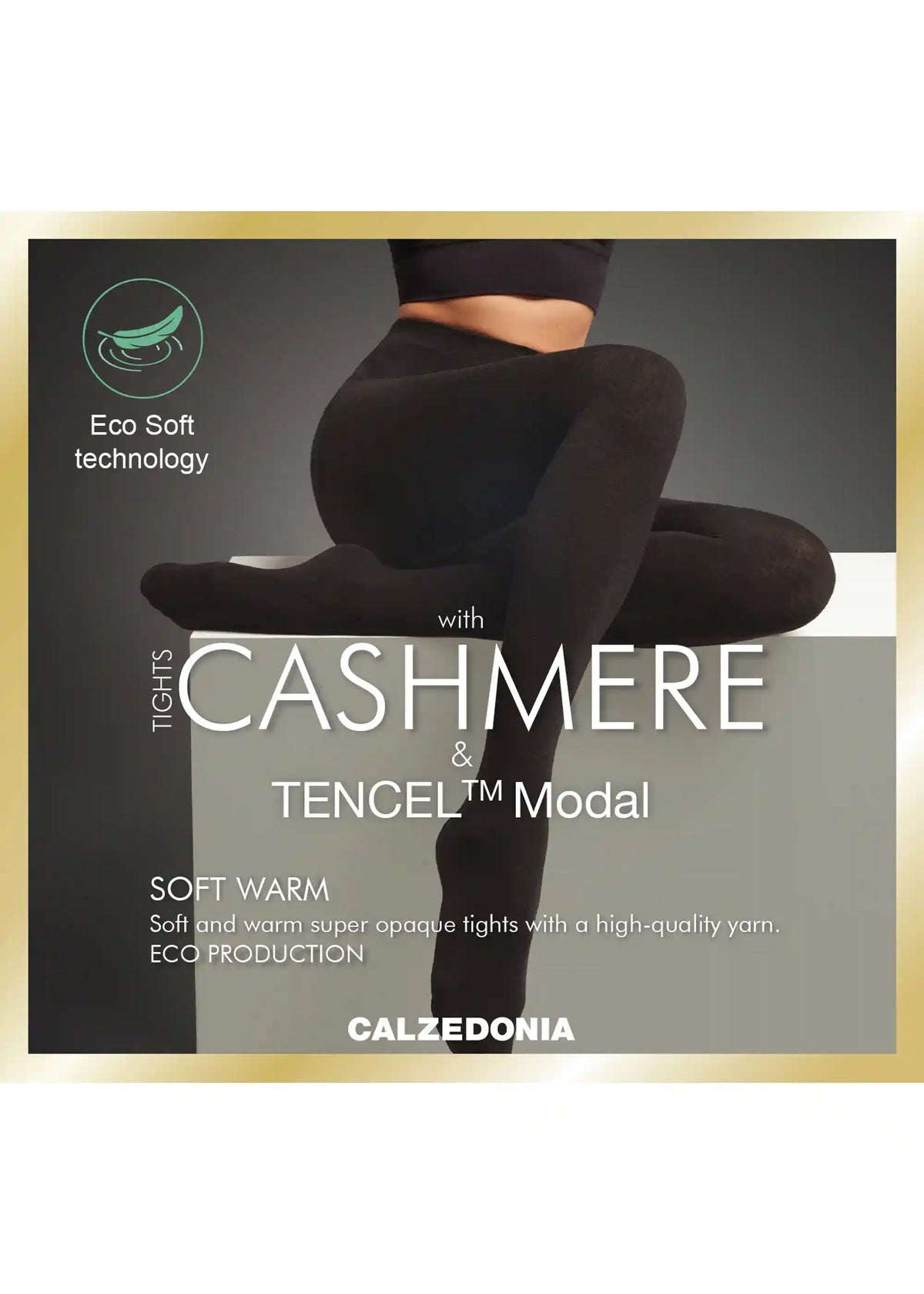 Opaque Matte Cashmere and Modal Tights