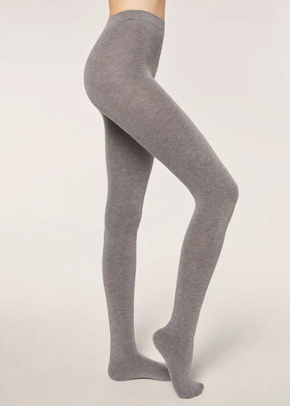 Opaque Matte Cashmere and Modal Tights