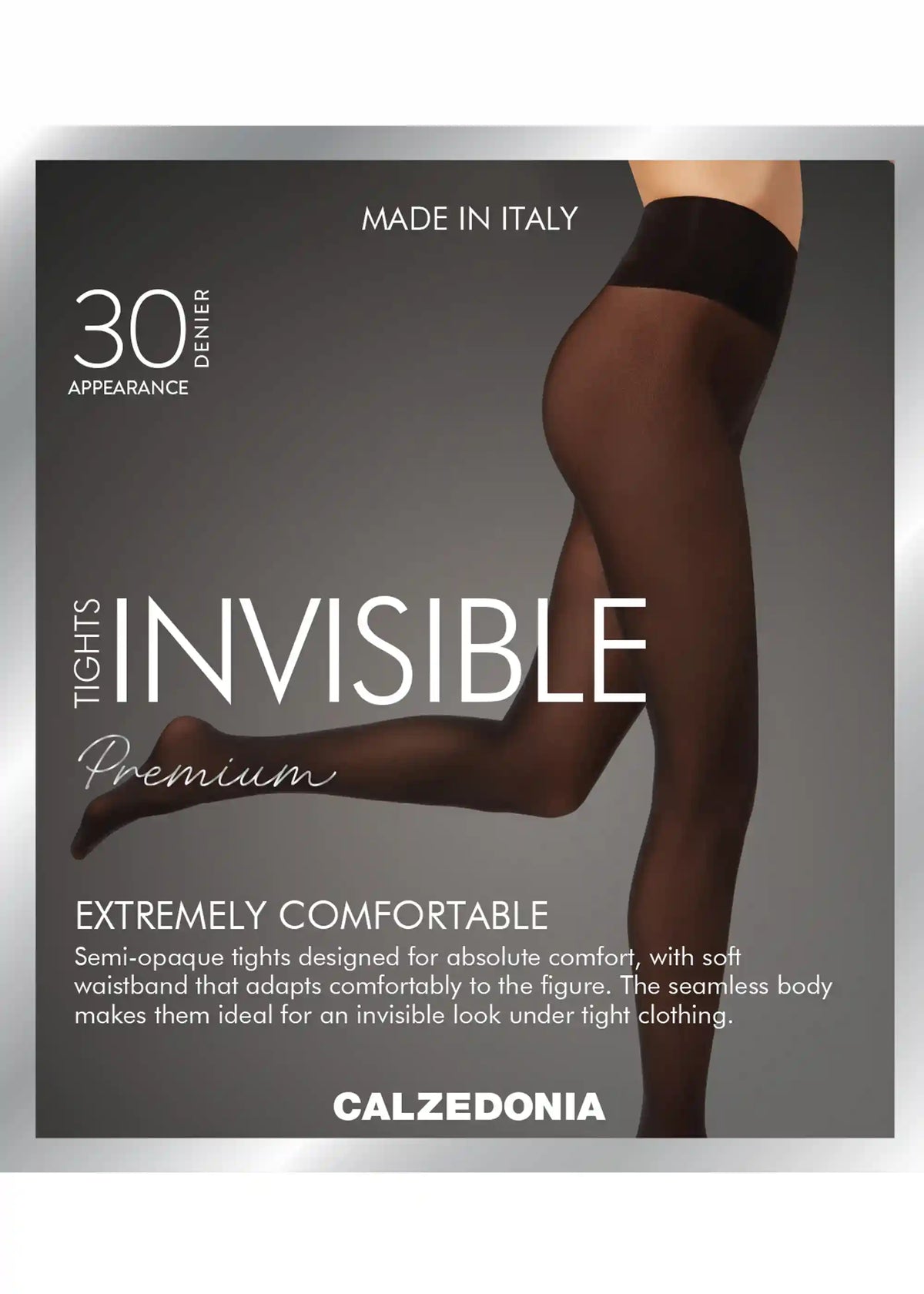 Semi-Opaque Matte Invisible 30 Denier Tights