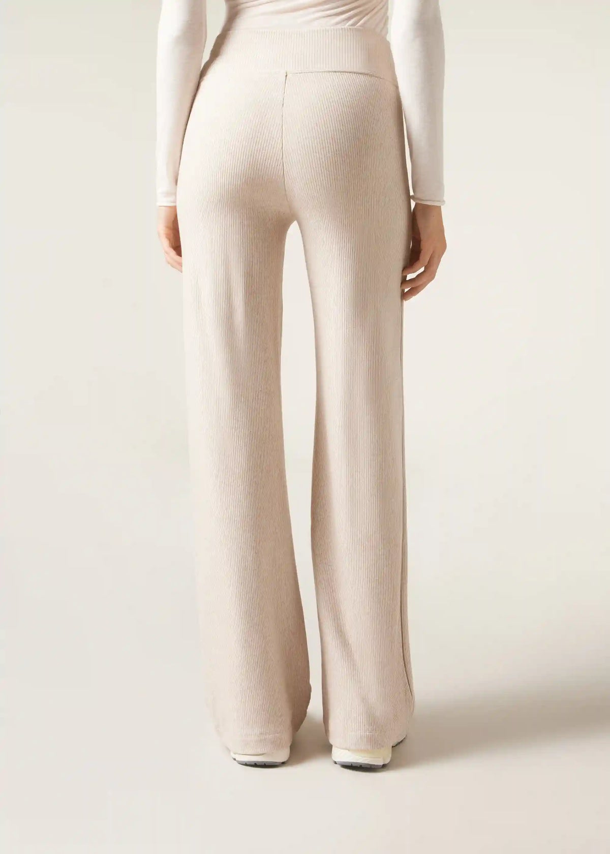 Cashmere Blend Palazzo Pants