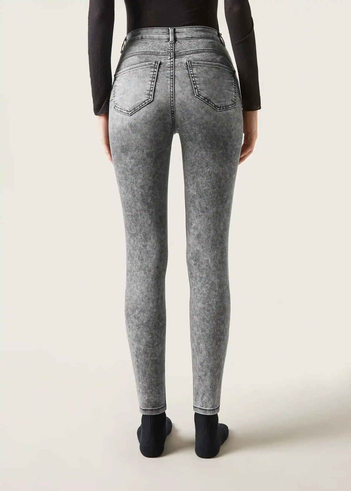 High Waist Soft Touch Skinny Push Up Jeans