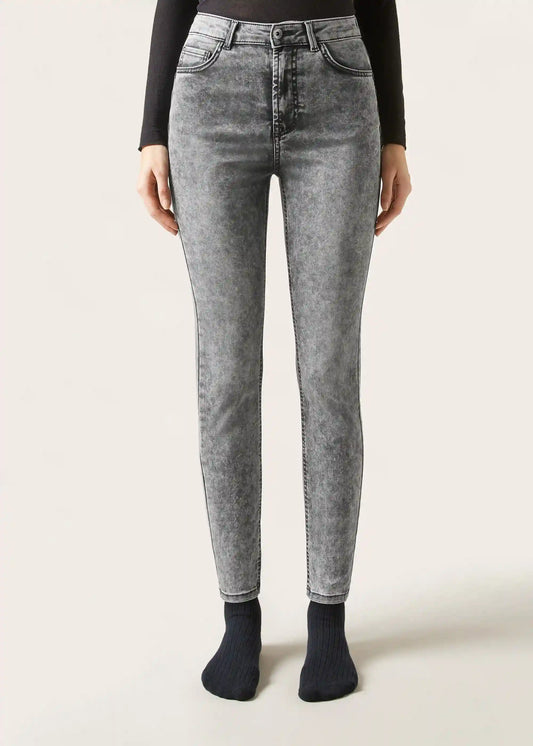 High Waist Soft Touch Skinny Push Up Jeans