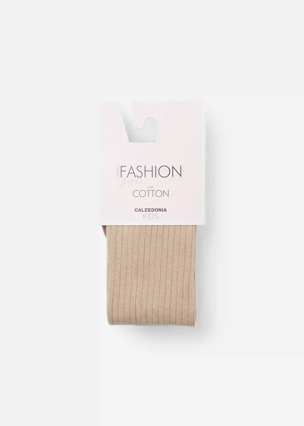 Girls’ Ribbed Cotton Tights