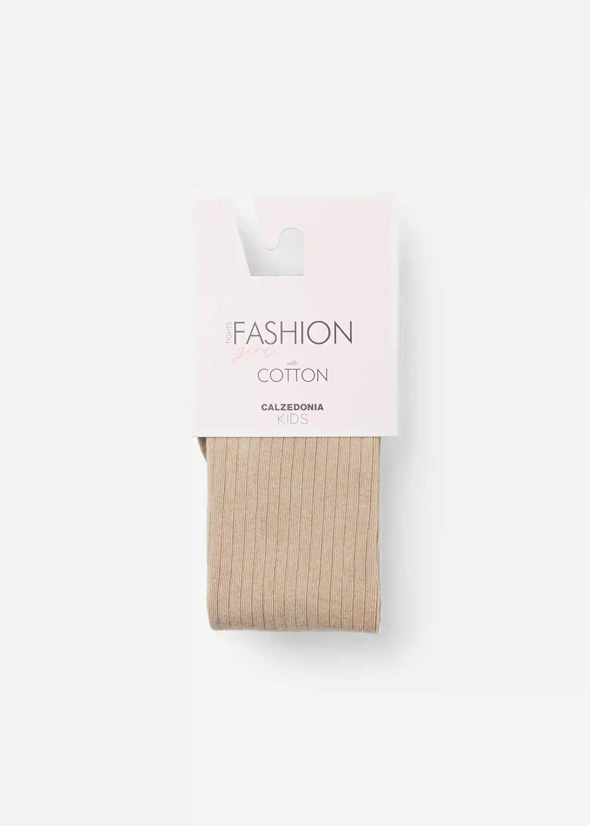Girls’ Ribbed Cotton Tights