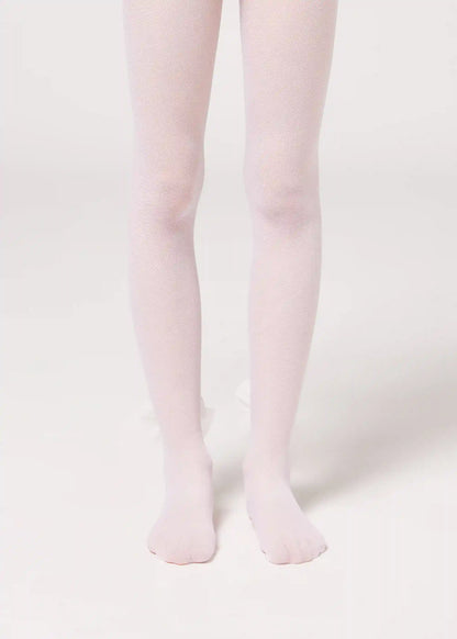Girls’ 30 Denier Tulle Tights with Bow