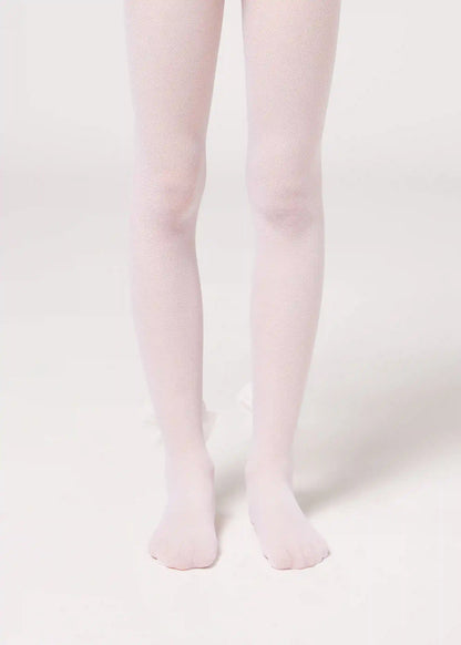 Girls’ 30 Denier Tulle Tights with Bow