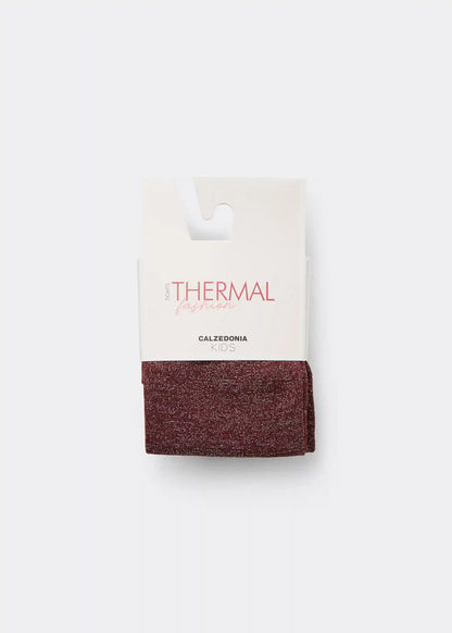 Girls Thermal Tights with Glitter