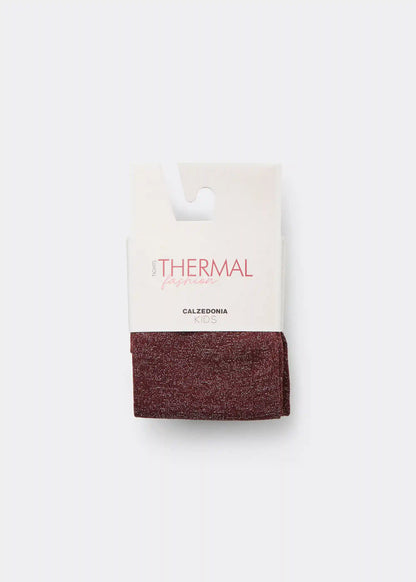 Girls Thermal Tights with Glitter