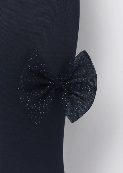 Girls’ Tights with Bow