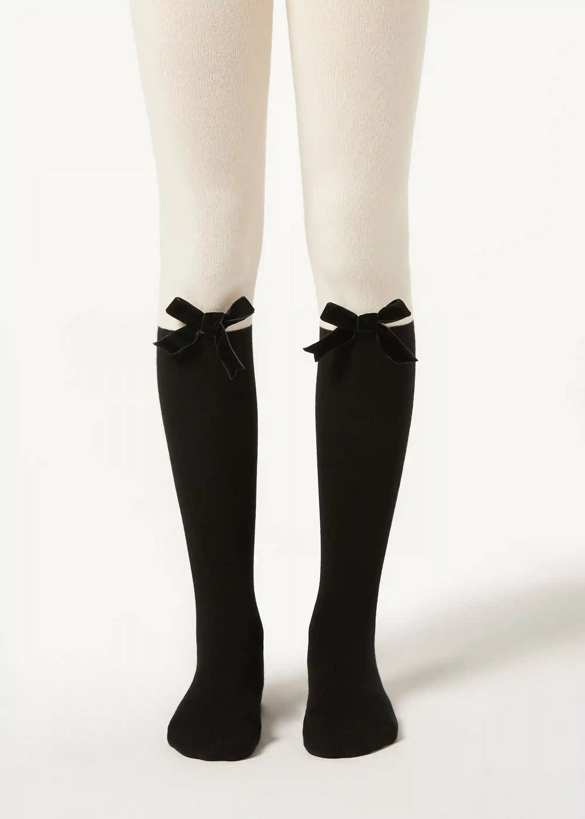 Girls’ Cotton Longuette Tights